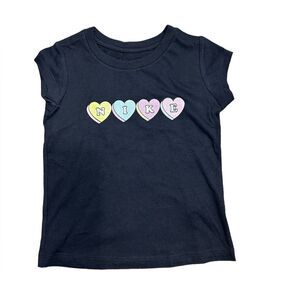 Nike Girls T-Shirt with Pastel Hearts